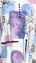 N Touch Denim Diva Screen Print Top