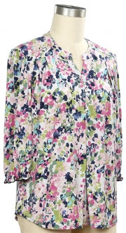 N Touch Fact Check Floral Print Top