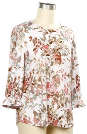 Links Flamboyant Floral Print Top