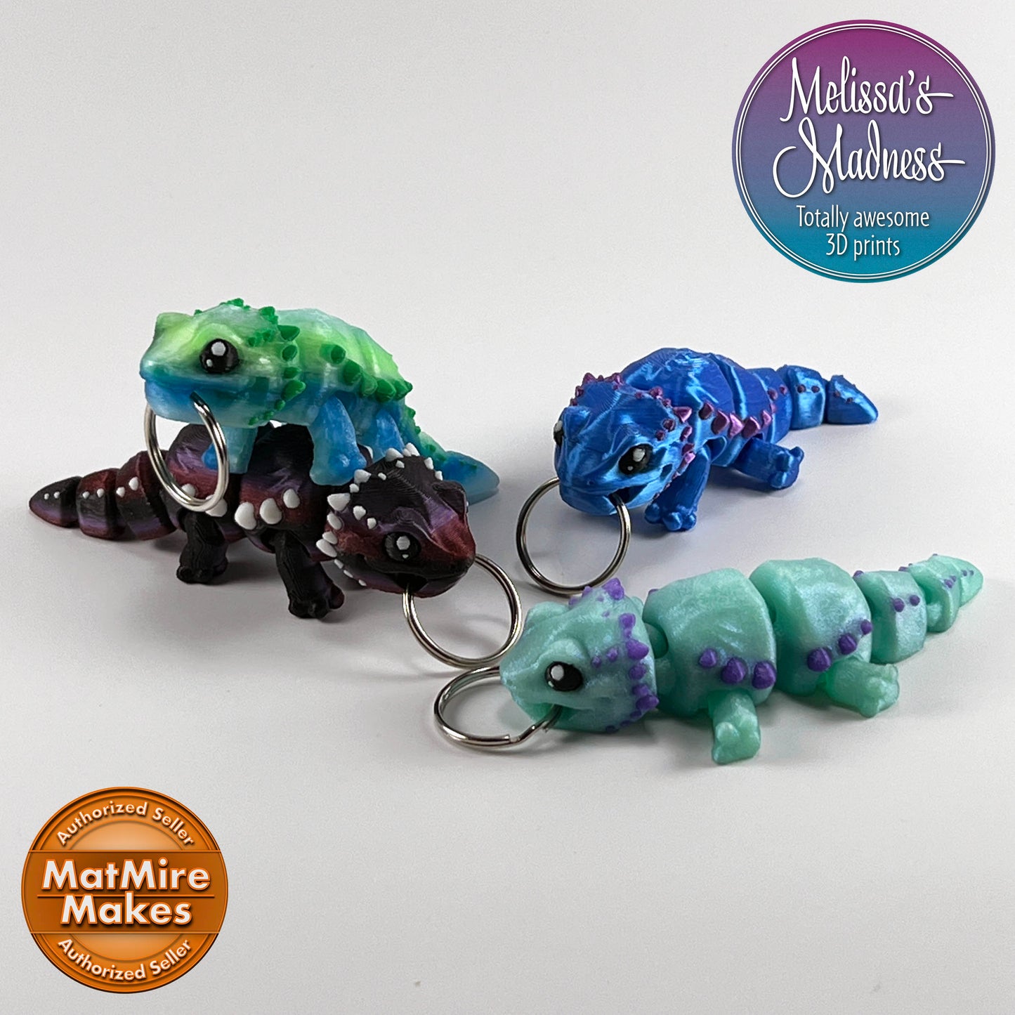 3D Printed Animal Keychains