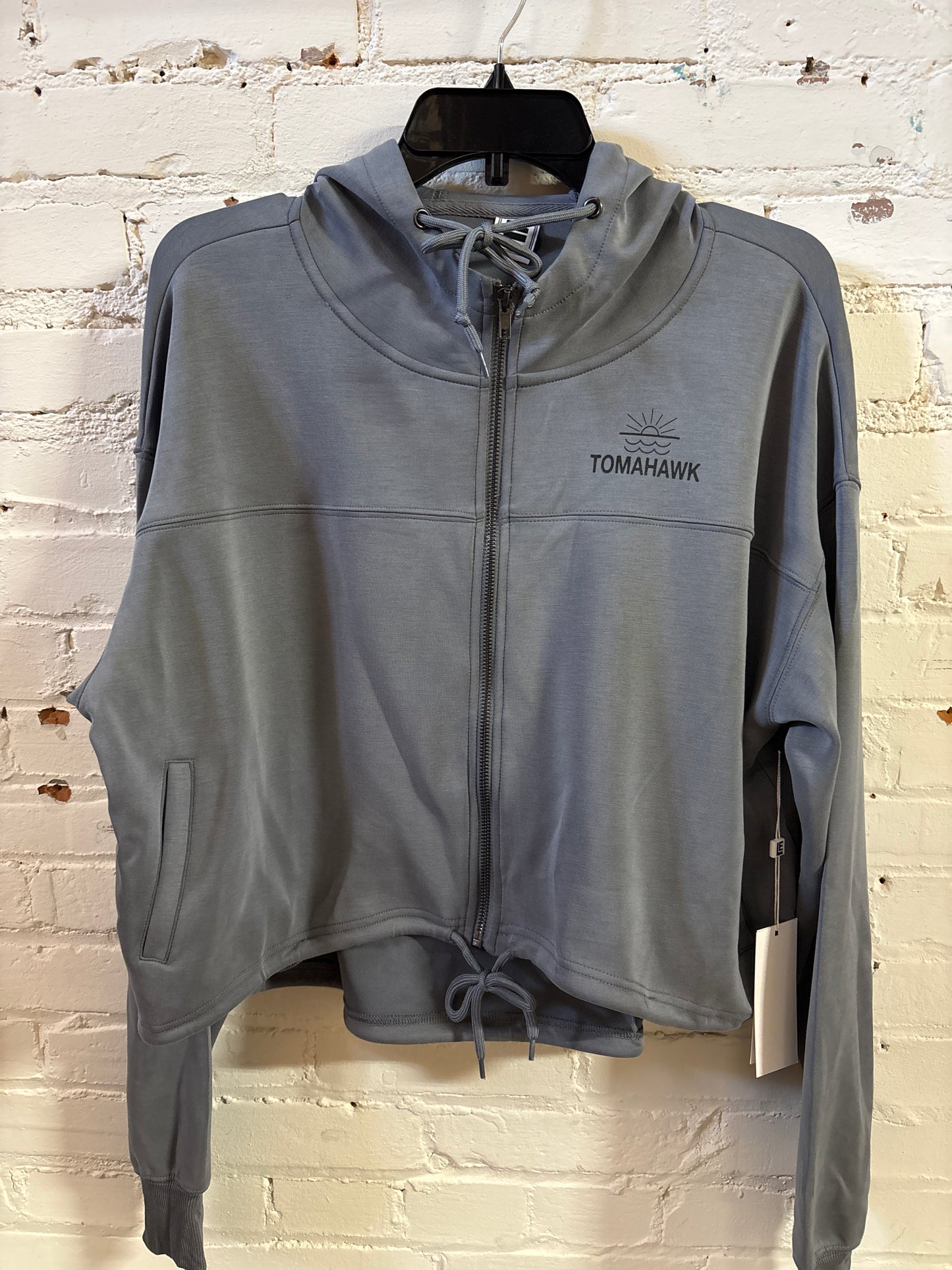 Tomahawk Sand Wash High Low Full Zip Hoodie