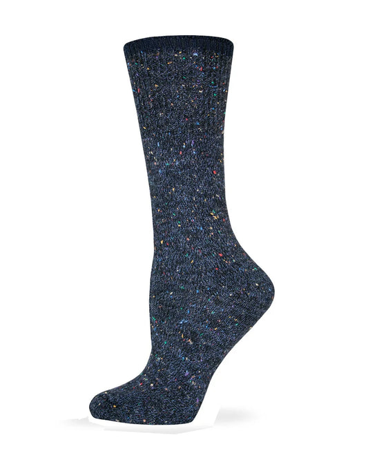 Wise Blend Ladies Fleck Marl Crew Socks
