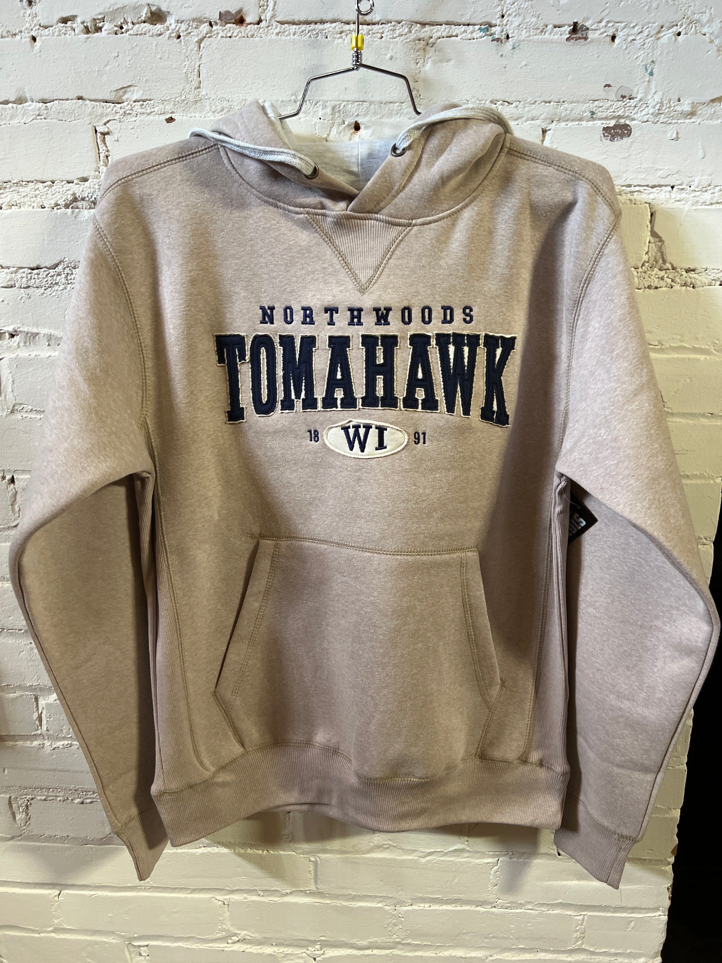 Northwoods Tomahawk Puff Embroidered Hoodie