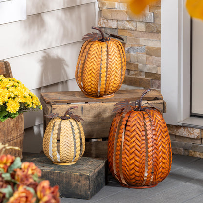 Nesting Pumpkin Statue