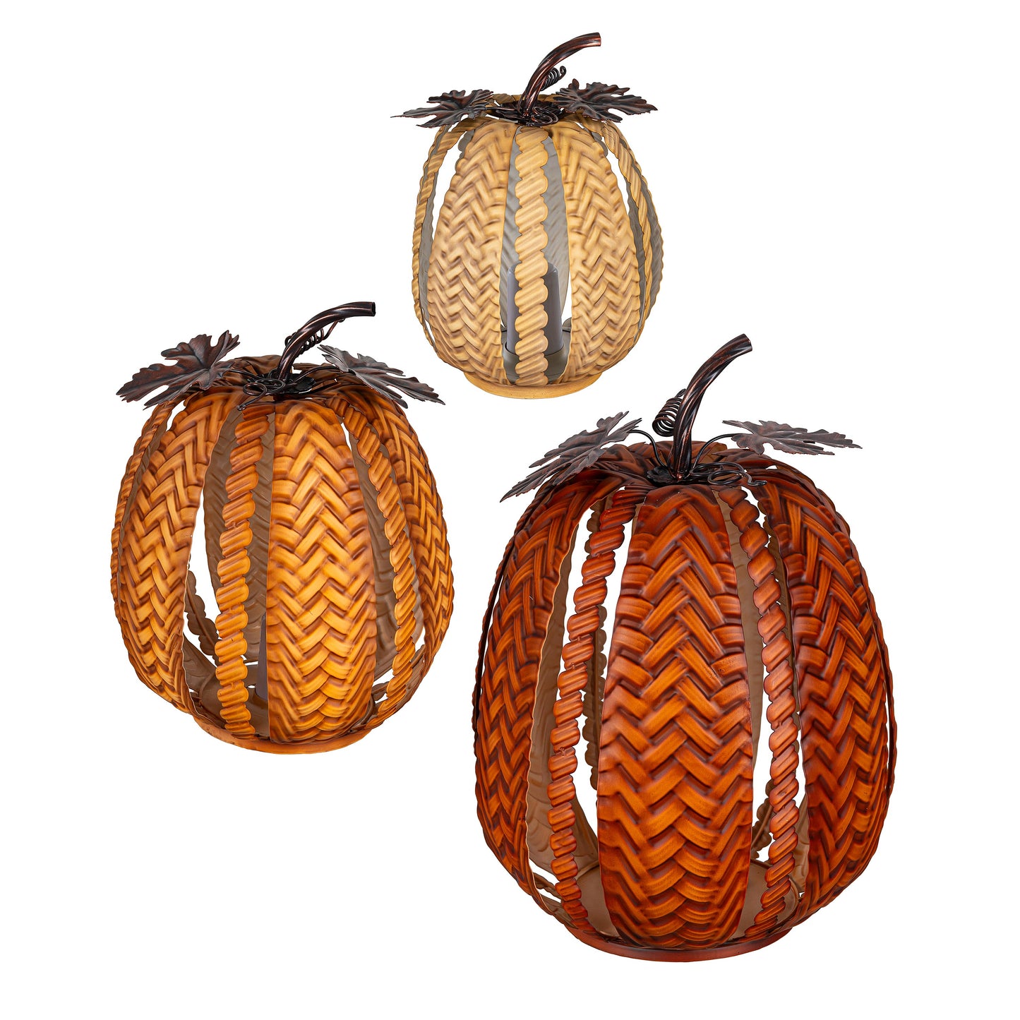 Nesting Pumpkin Statue