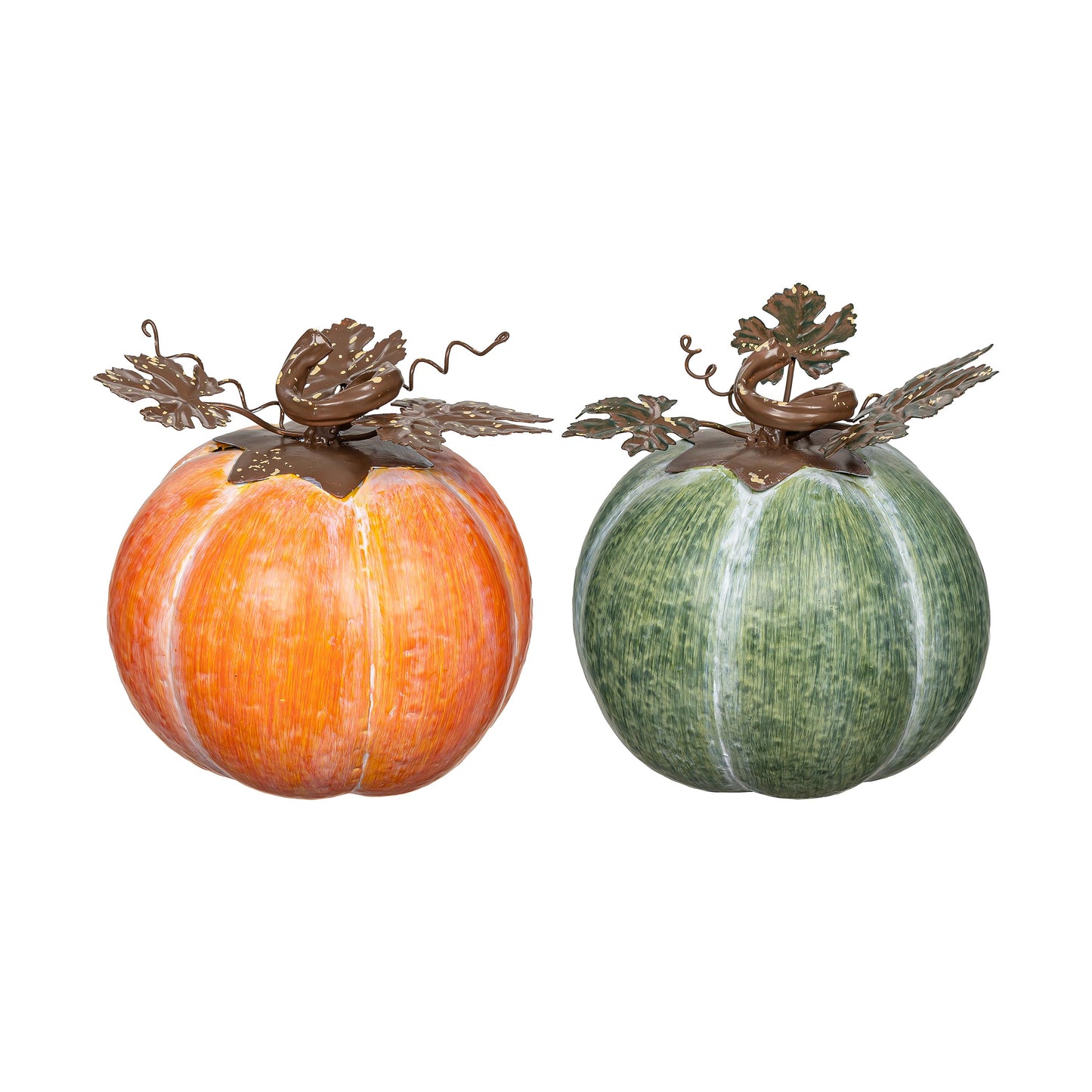 Metal Pumpkin Statue