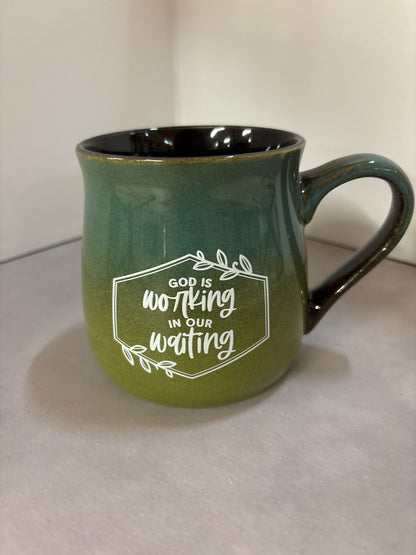 Reactive Glazed Mugs