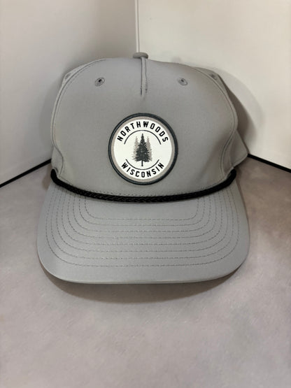 Northwoods Wisconsin Patch Classic Rope Hat