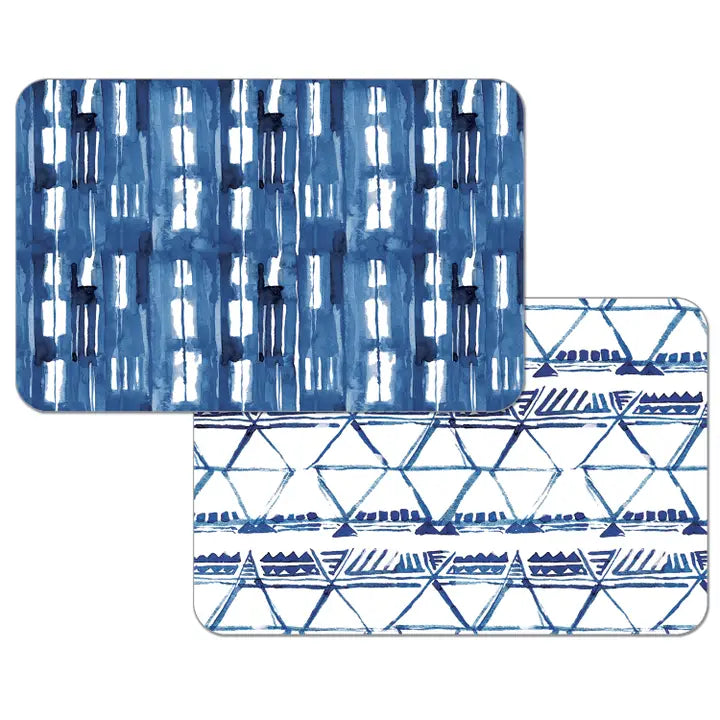 Decorative Reversible Rectangular Plastic Placemats