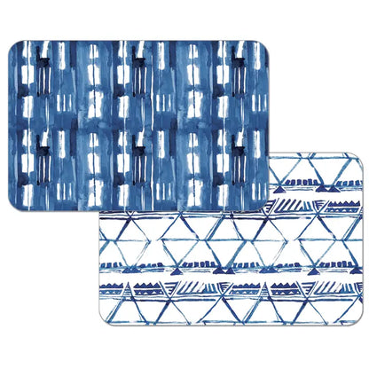 Decorative Reversible Rectangular Plastic Placemats