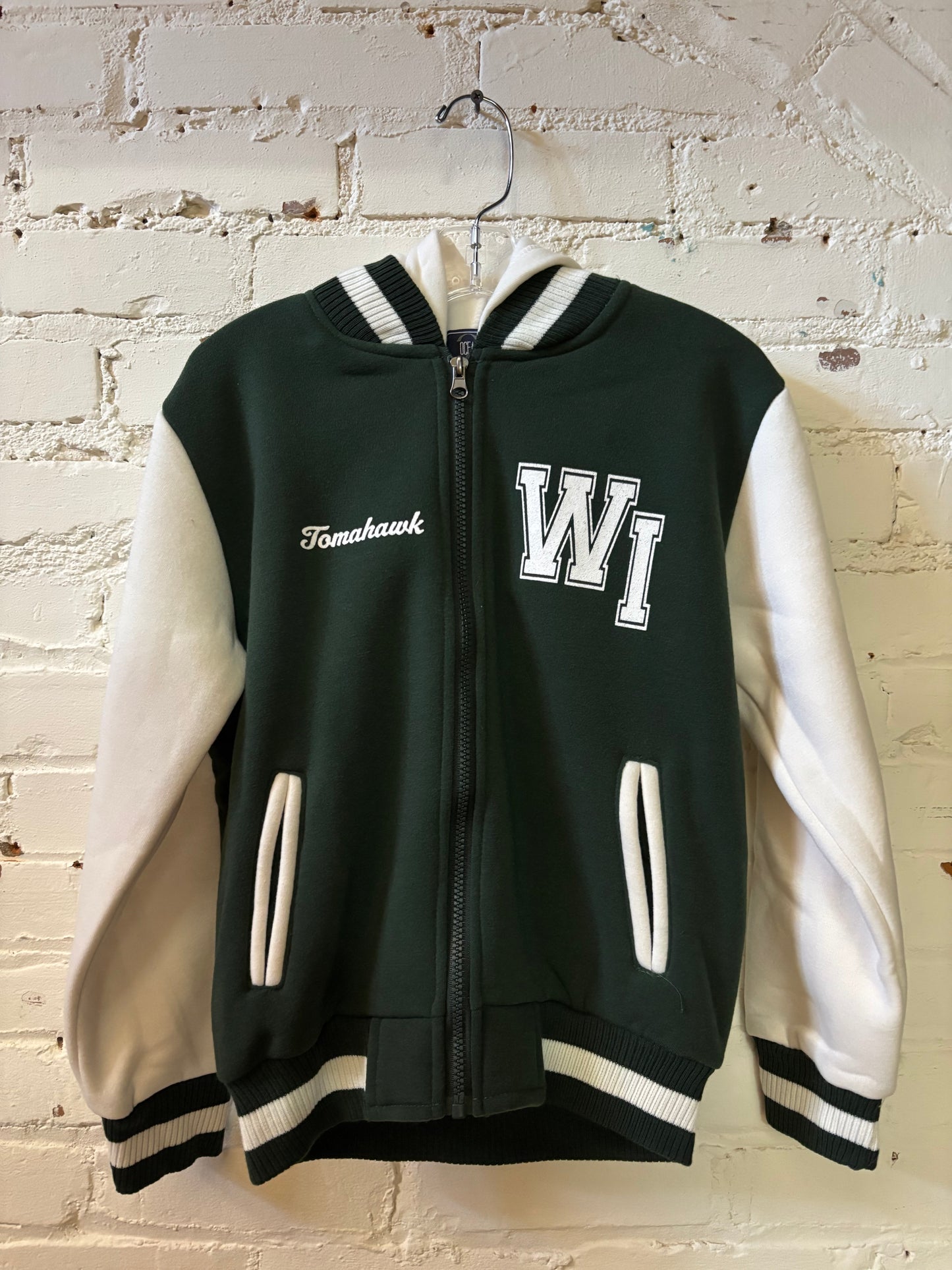 Youth Tomahawk Varsity Full Zip Jacket