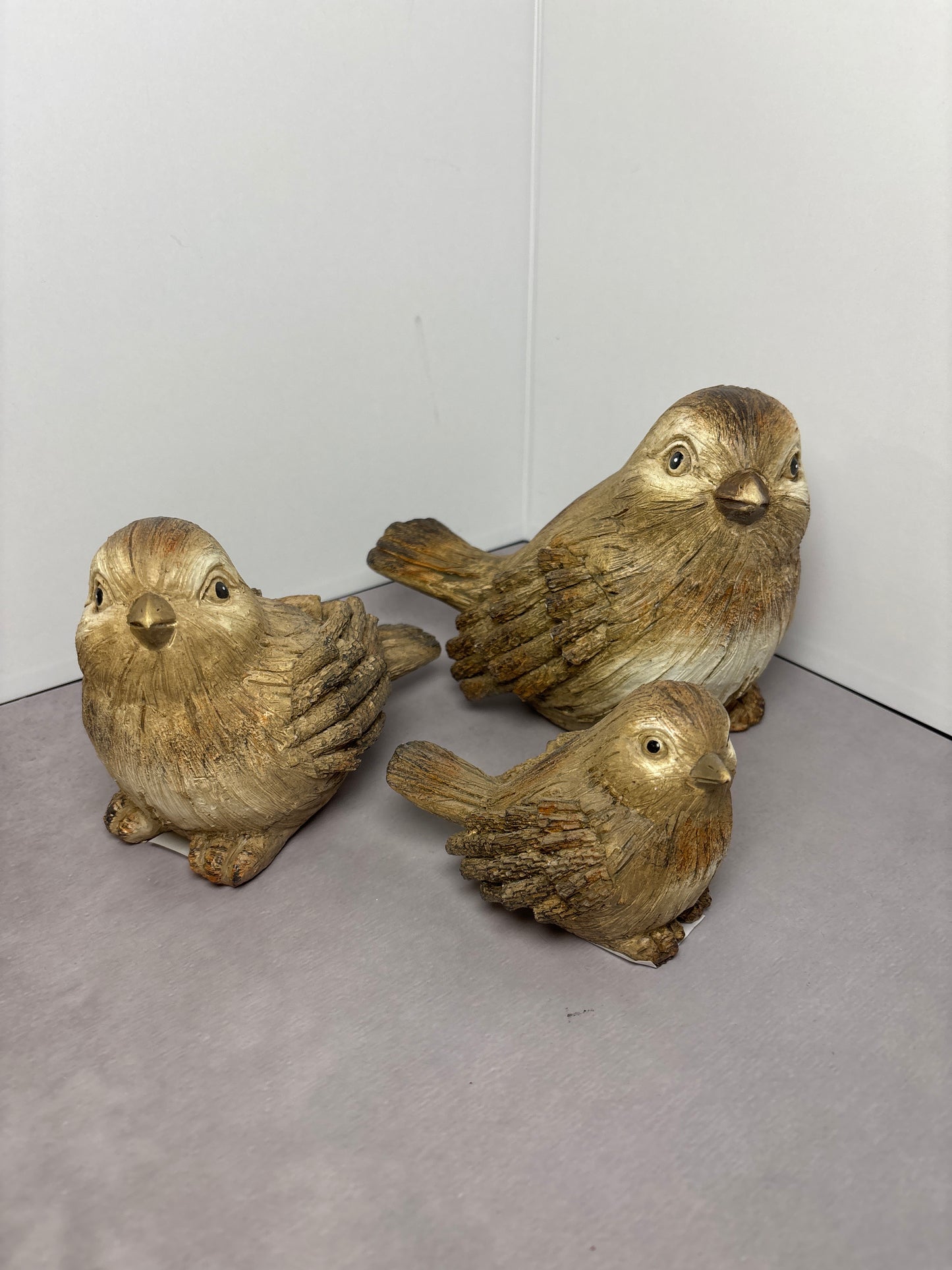Wood Carved Birds