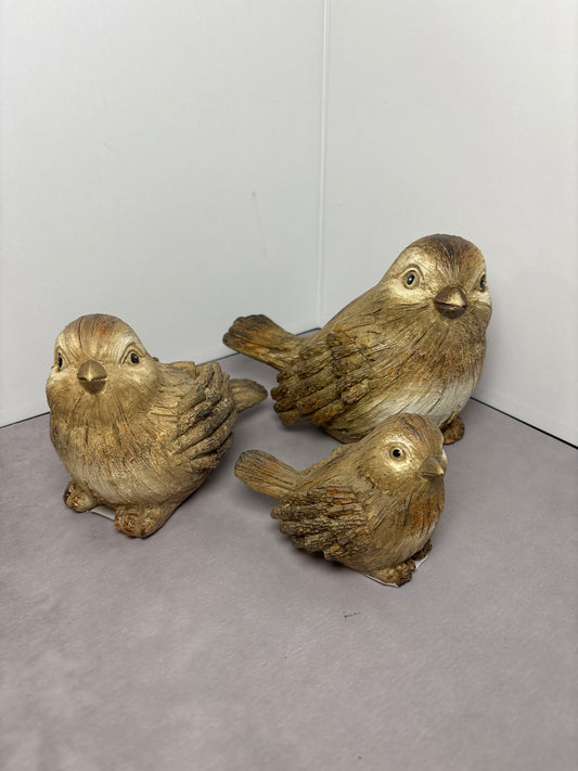Wood Carved Birds