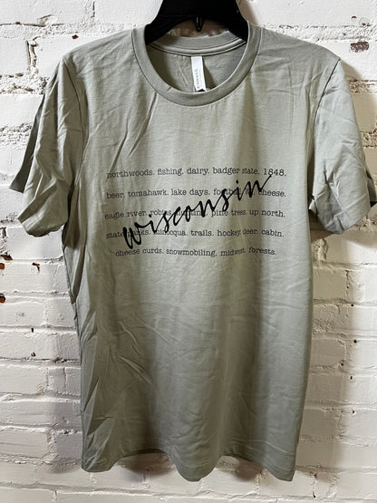 Wisconsin Word Scramble T-Shirt