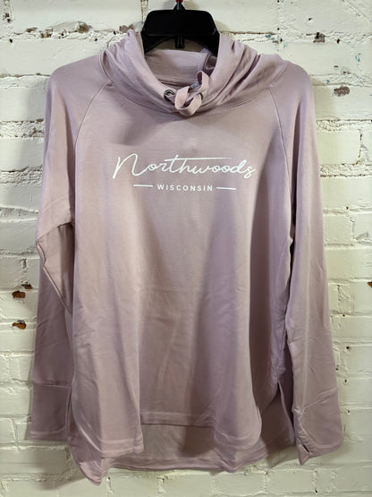 Northwoods Wisconsin Ladies French Terry Hoodie