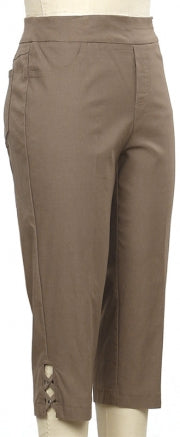 N Touch New Horizon Bengaline Capri Hem Detail