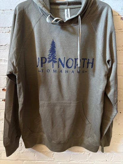 Up North Pine Lightweight Terry Hoodie