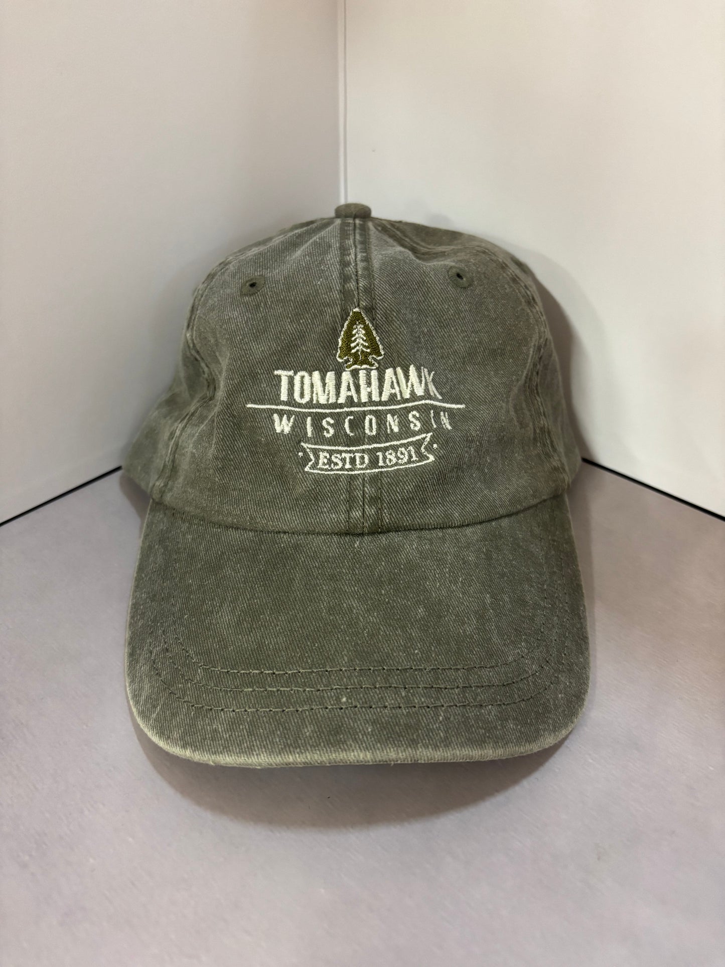 Pigment-Dyed Cap - Tomahawk Wisconsin Estd 1891