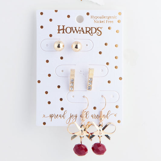 Howard's Holiday Earring Trio Sets