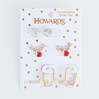 Howard's Holiday Earring Trio Sets
