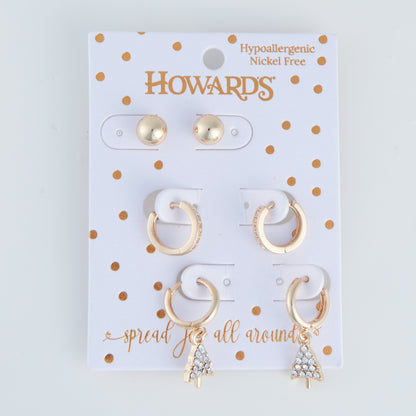 Howard's Holiday Earring Trio Sets