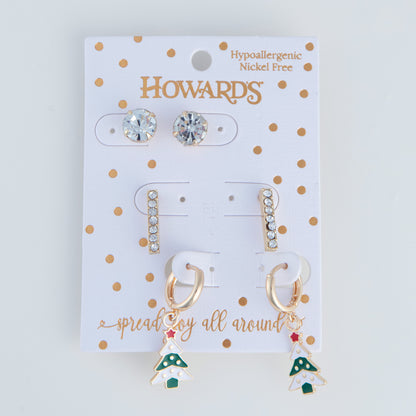 Howard's Holiday Earring Trio Sets
