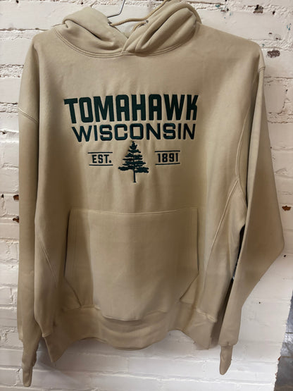 Embroidered Tomahawk Tree Hoodie