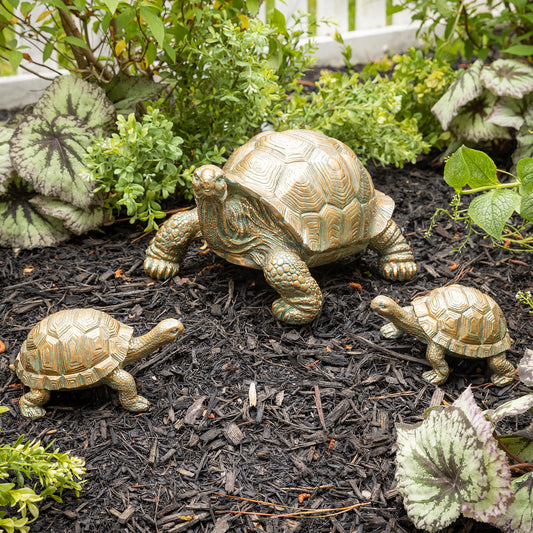 Tortoise Family Garden Decor