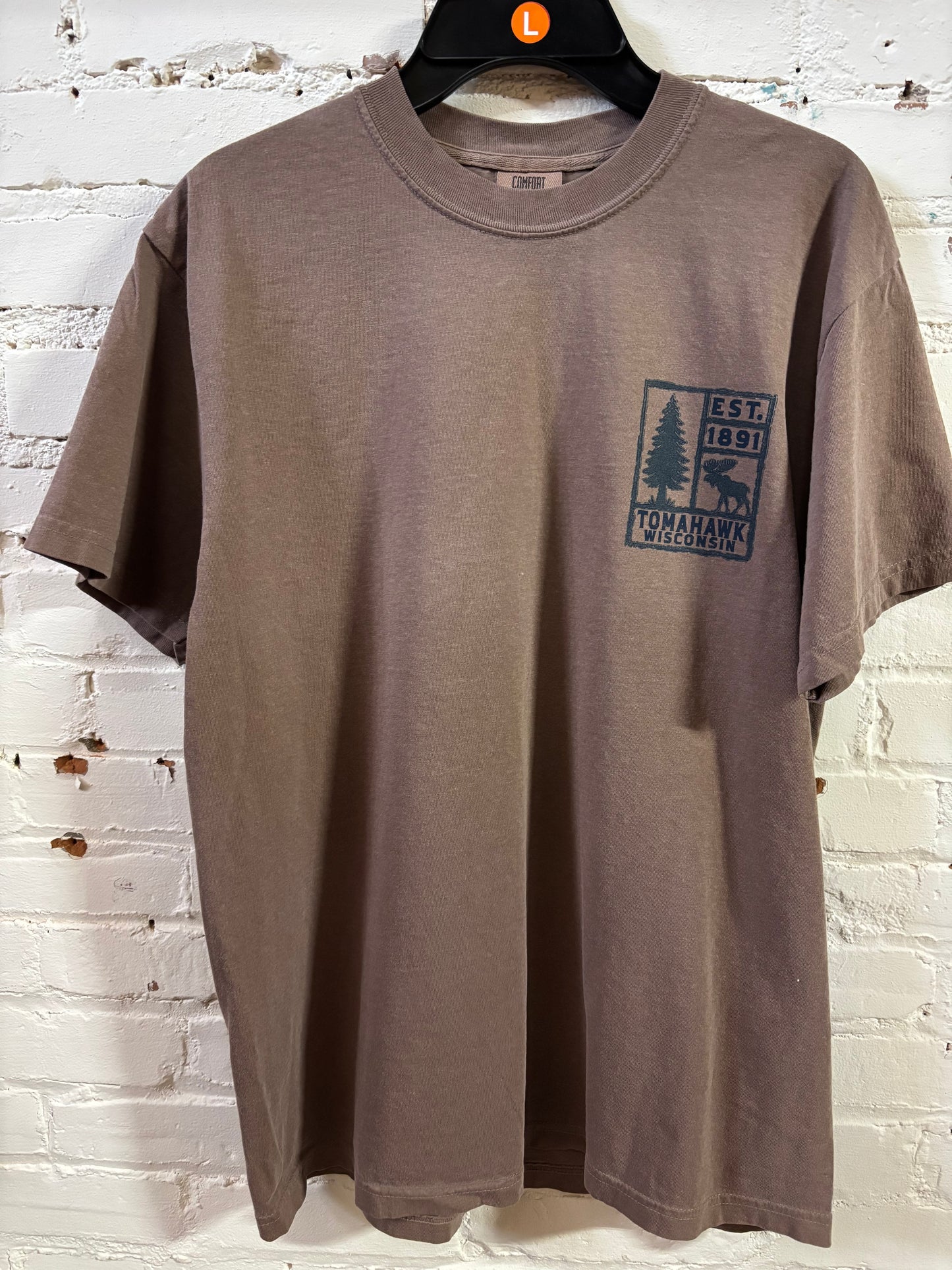 Tomahawk Moose LC/Full Back Garment Dyed T-Shirt