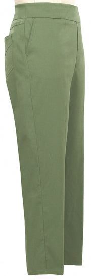 Southern Lady Countryside Cotton Twill Solid Pant