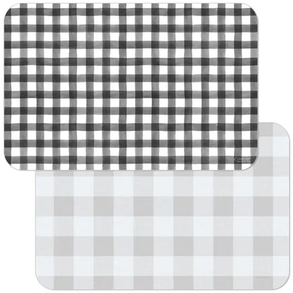 Decorative Reversible Rectangular Plastic Placemats