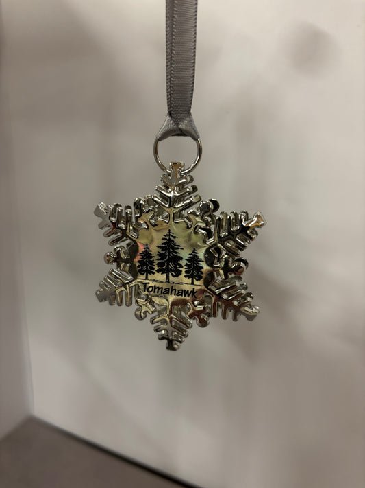 Metal Snowflake Ornament