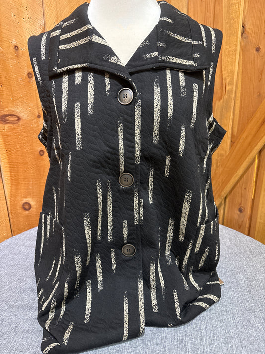 Creation Matchstick Button Vest