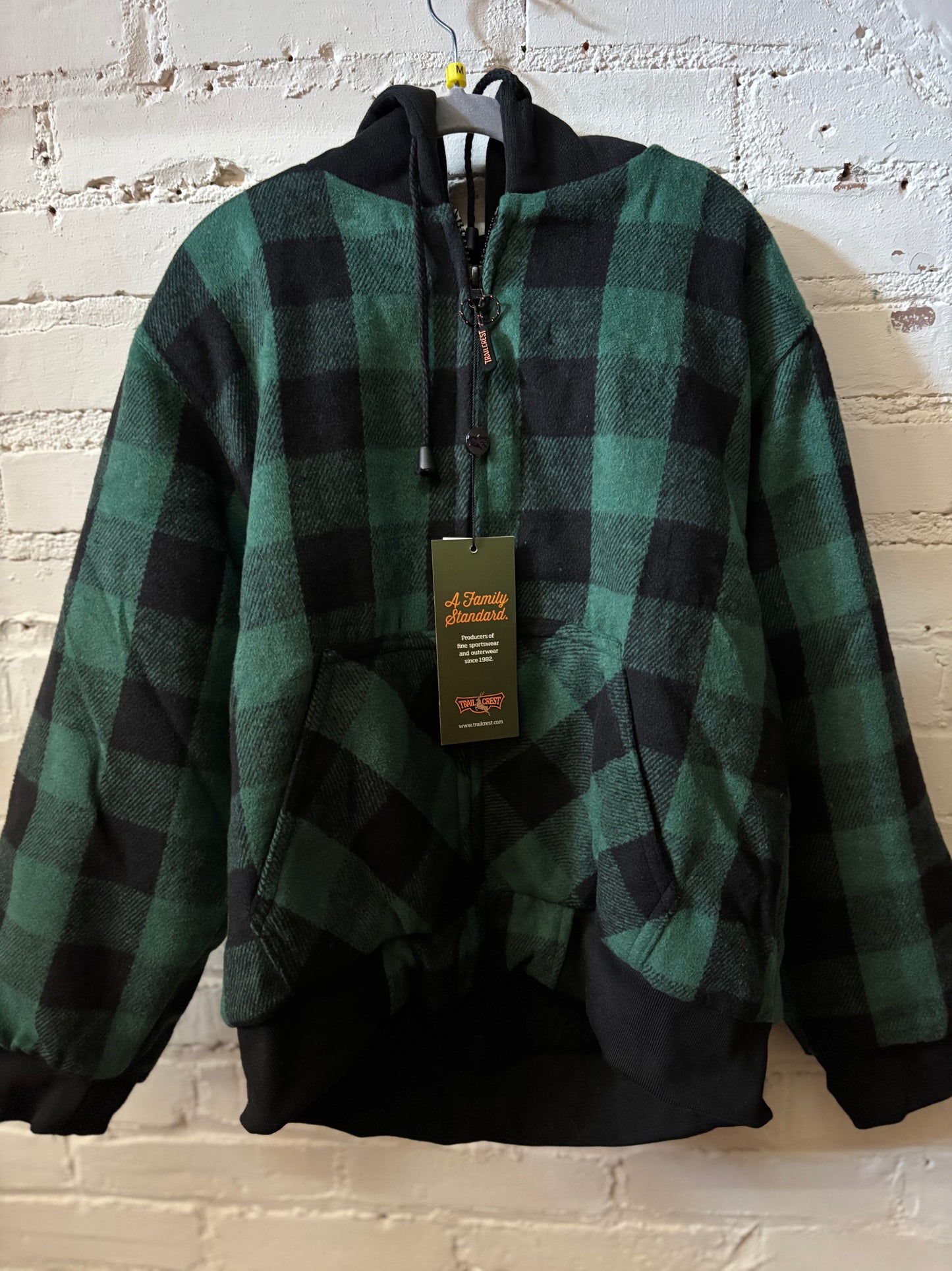 Youth Plaid Hooded Jacket