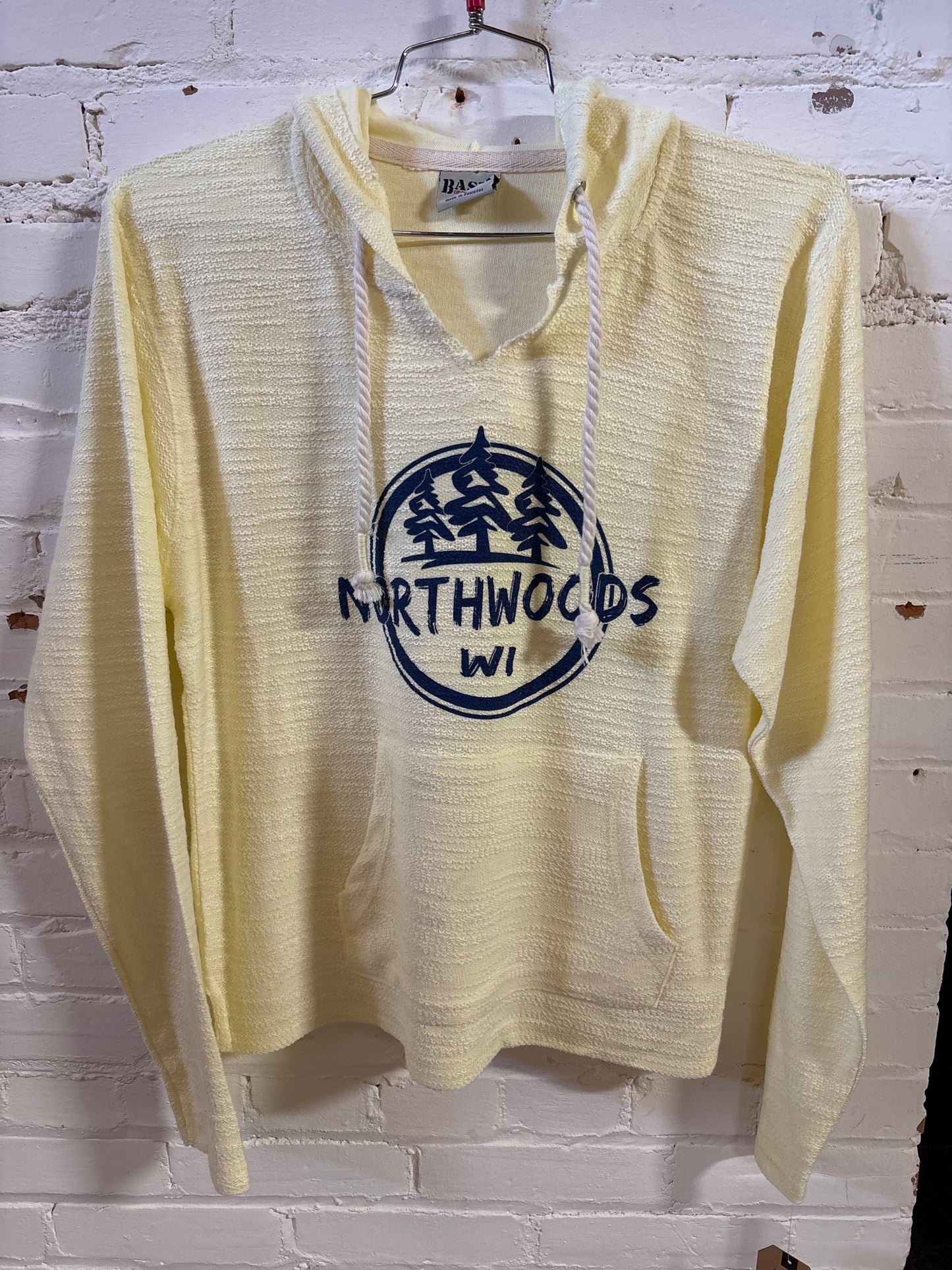 Northwoods WI Reverse Slub Hooded Pullover