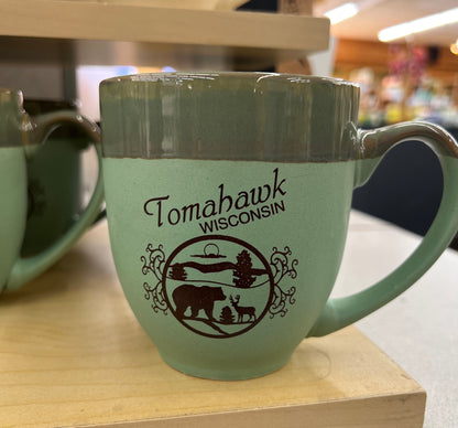 Tomahawk Wisconsin Souvenir Coffee Mug