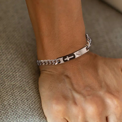 Cross Metal Bracelet