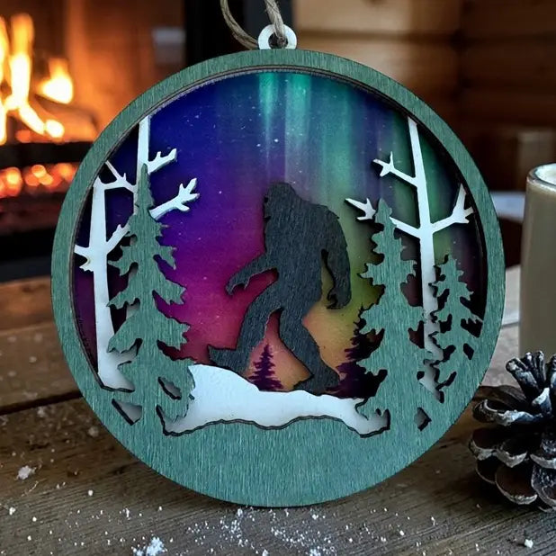 3D Layered Wood Ornaments