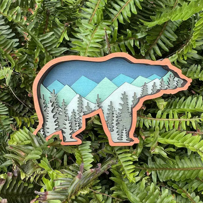 3D Layered Wood Ornaments