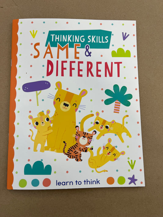 Thinking Skills Same & Different Book