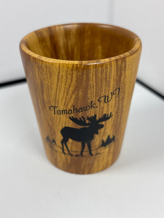 Tomahawk Wood Grain Shot Glass