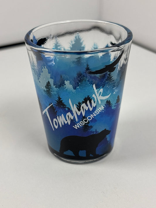 Tomahawk Wildnerness Shot Glass