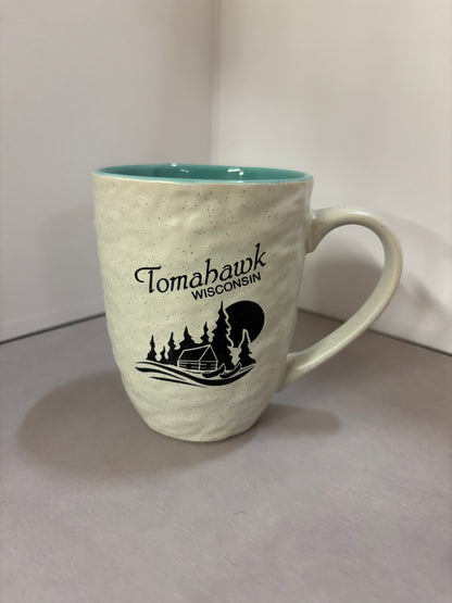 Textured Tomahawk Cabin Mug