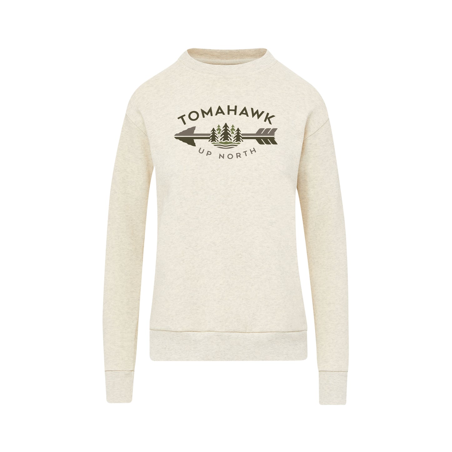 Tomahawk Up North Arrows Fleece Crewneck