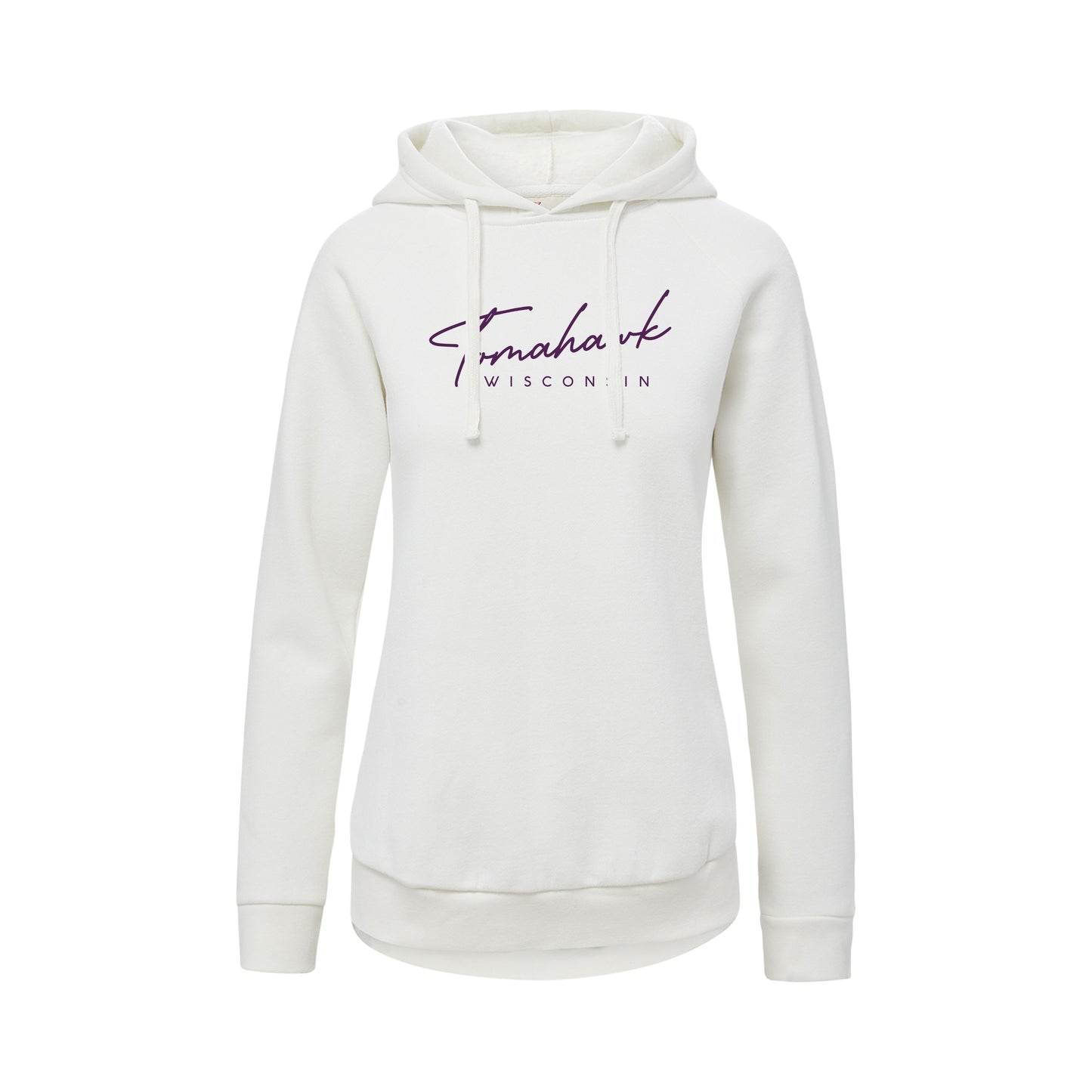 Tomahawk Wisconsin Ladies Vintage Fleece Hoodie FC Embroidery