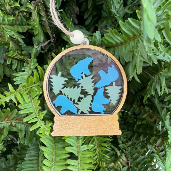 3D Layered Wood Ornaments