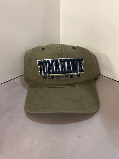 Tomahawk Wisconsin Embroidered Snapback Hat
