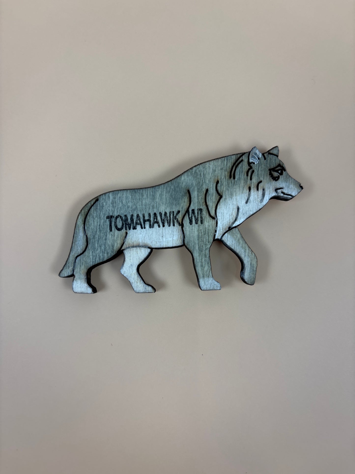 Tomahawk Wood Animal Magnets