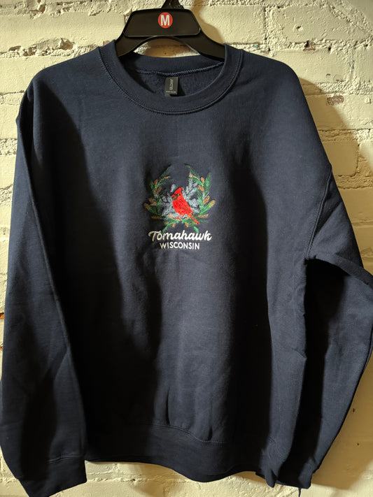 Tomahawk Nested Cardinal Crewneck