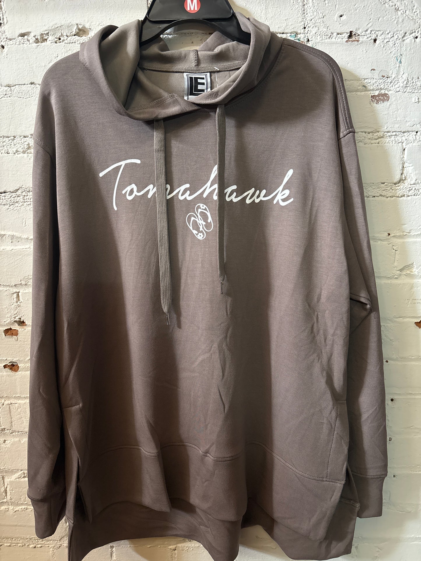 Tomahawk Modal Open Sides Flip Flop Hoodie